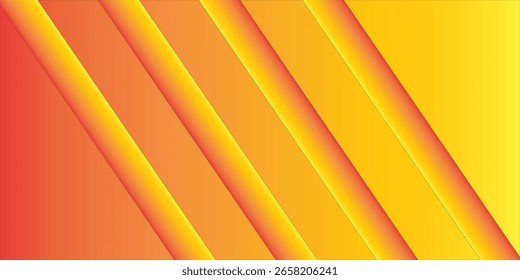 Energetic abstract background featuring bold diagonal stripes in warm yellow, orange, and red gradients. A dynamic and modern design ideal for creative projects, branding, eps 10