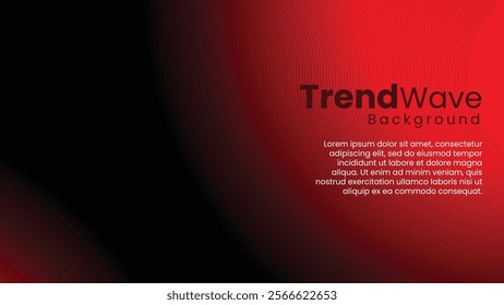 Energetic Abstract Red and Black Design – Stunning Banner for Night Party or Business Event