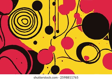 Energetic Chaos: The Dance of Colors and Shapes