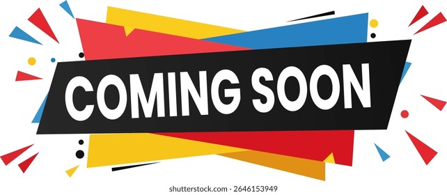 Energetic Coming Soon Banner for Startup Websites, Promotions, or Online Shop Events