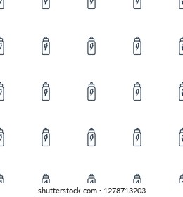 energetic drink icon pattern seamless white background. Editable outline energetic drink icon. energetic drink icon pattern for web and mobile.