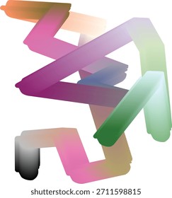 An energetic and expressive abstract illustration composed of bold