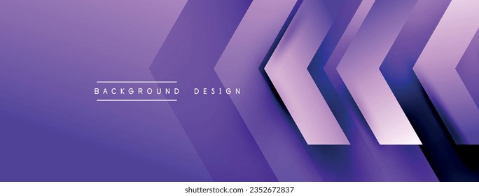 Energetic geometric background featuring an array of dynamic arrows in harmonious motion, evoking sense of speed, agility and purposeful flow