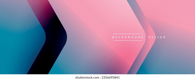 Energetic geometric background featuring an array of dynamic arrows in harmonious motion, evoking sense of speed, agility and purposeful flow