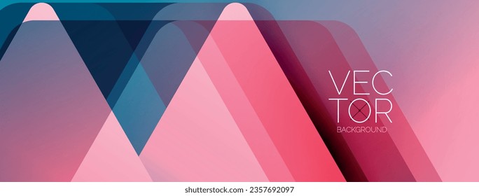Energetic geometric background featuring an array of dynamic arrows in harmonious motion, evoking sense of speed, agility and purposeful flow