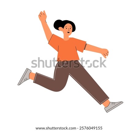 Similar – Image, Stock Photo zest for life Laughter