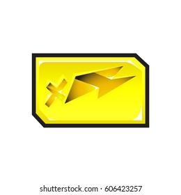Energetic Lightning Sticker 