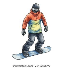 Energetic skier mid-air against snowy peaks, capturing the thrill of winter sports and adventure. Perfect for promoting skiing, travel, and extreme outdoor excitement.