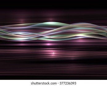 energetic waves, EPS10 with transparency and mesh