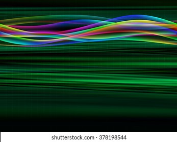 energetic waves, EPS10 with transparency and mesh