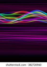 energetic waves, EPS10 with transparency and mesh
