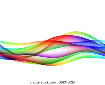 energetic waves, EPS10 with transparency and mesh