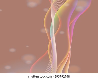 energetic waves, EPS10 with transparency and mesh