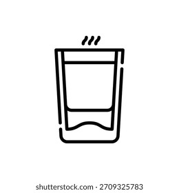 Energizando ilustração vetorial do café kafae Thai, adequado para temas de bebidas, cafés e bebidas