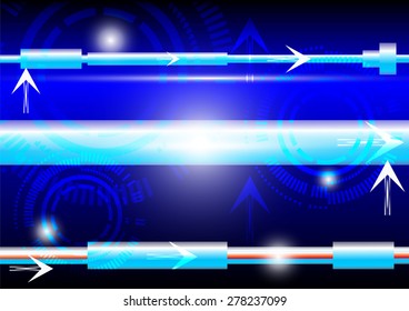 energy and abstract blue light