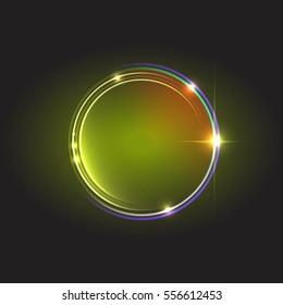 Energy abstract glow circles