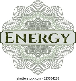 Energy abstract rosette