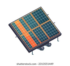 Energy Alternative Solar Panel Symbol einzeln