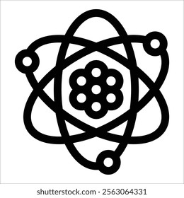 Energy Atom Molecule  Icon element