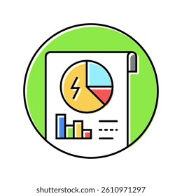 energy audits color icon vector. energy audits sign. isolated symbol illustration