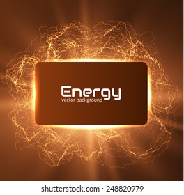 Energy background. Vector eps10.