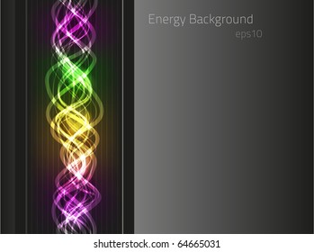 Fondo de energía para tu diseño. ¡Vector completo, disfruta!