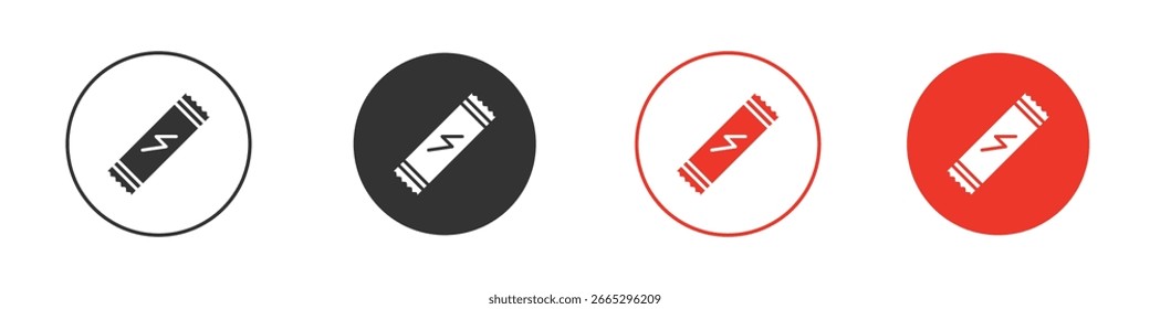 Icono de la barra de la energía para el logotipo, símbolo de la muestra del Vector para el diseño