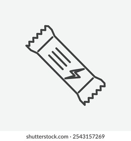 Conjunto de ícones da barra de energia. ilustração vetorial.