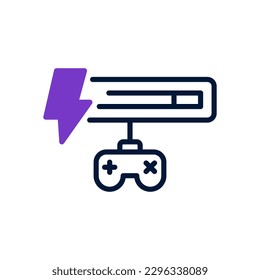 energy bar icon for your website design, logo, app, UI.
