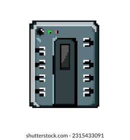 energy battery backup game pixel art retro vector. bit power electricity, electric industry energy battery backup. old vintage illustration