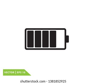 Energy battery icon vector style trendy 