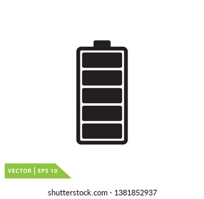 Energy battery icon vector style trendy 