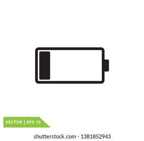 Energy battery icon vector style trendy 