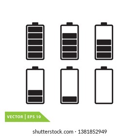 Energy battery icon vector style trendy 