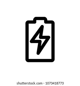 energy battery icon vector template