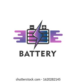 Energy Battery Logo Vector Design Template