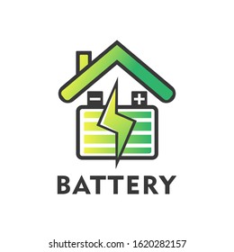 Energy Battery Logo Vector Design Template