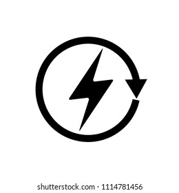 energy - bolt - power icon vector