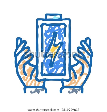 energy boost succes challenge doodle icon sketch vector. energy boost succes challenge sign. isolated symbol illustration