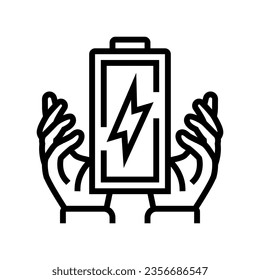 energy boost succes challenge line icon vector. energy boost succes challenge sign. isolated contour symbol black illustration