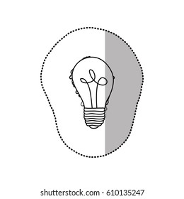 energy bulb power icon, vector illustration design