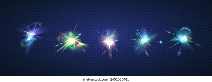 Energy burst effect image color vector illustration set. Plasma clots and power explosion isolated on transparent background. Magical glowing