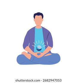 Energy Center Vector Illustration Which can easily edit or modify
