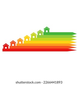 energy chart for concept design. 3d vector illustration. Chart concept. Vector icon.