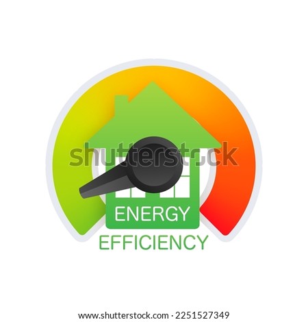 Energy chart for concept design. 3d vector illustration. Chart concept. Vector icon.