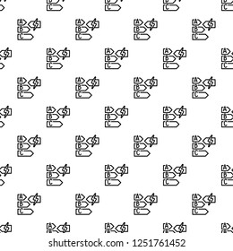Energy class pattern seamless vector repeat for any web design