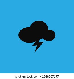energy cloud icon vector