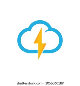 Energy Cloud Logo Icon Design