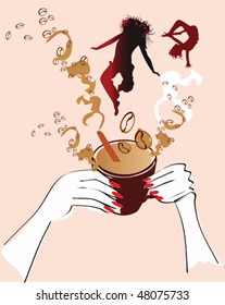 Energy from coffee