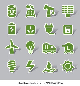 Energy Color Icon Label